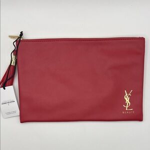 Yves Saint Laurent Red Cosmetic Bag - Gift with Purchase GWP